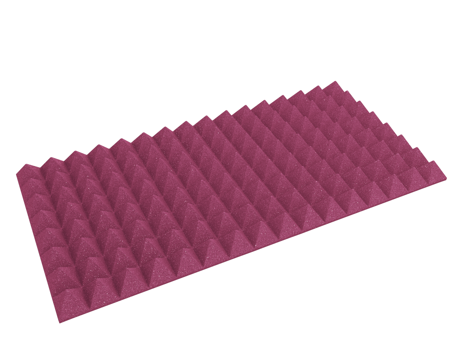 3 Inch Acoustic Foam Pyramid Style Panels - 13 Color Options by SoundAssured