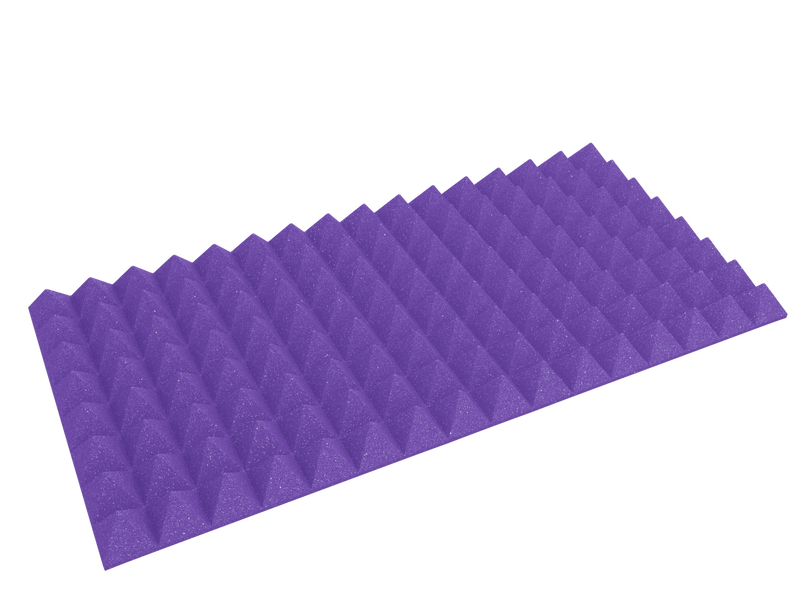 3 Inch Acoustic Foam Pyramid Style Panels - 13 Color Options by SoundAssured