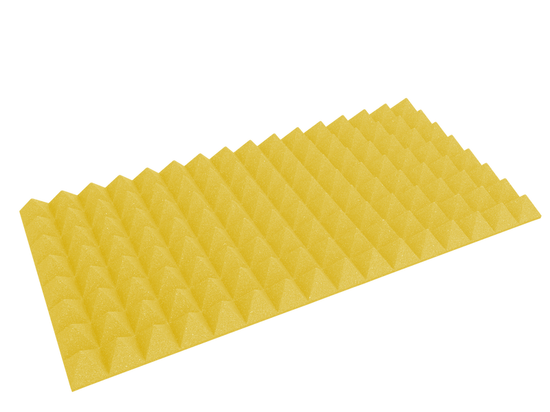 3 Inch Acoustic Foam Pyramid Style Panels - 13 Color Options by SoundAssured