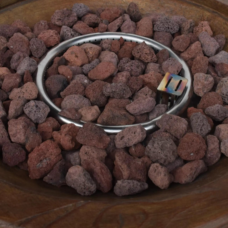 Alora 25-Inch Round 40K BTU Liquid Propance Concrete Fire Pit (SAK88764) by SAKSBY WHOLESALE