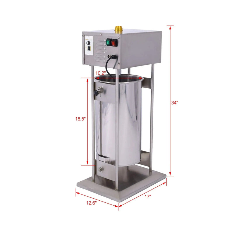 25L Commercial Electric Stainless Steel Sausage Maker Stuffer (SAK29537) by SAKSBY WHOLESALE