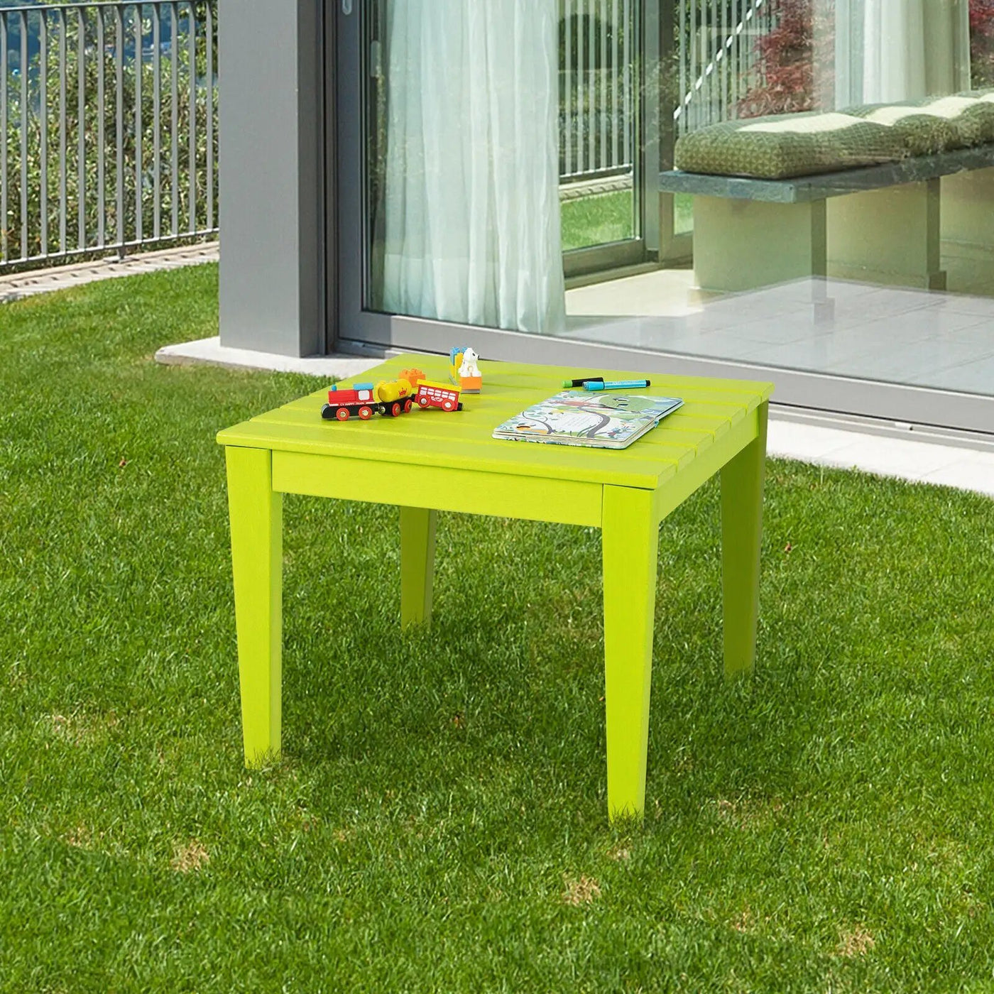 25.5 Inch Square Kids Activity Play Table by DirectDeals