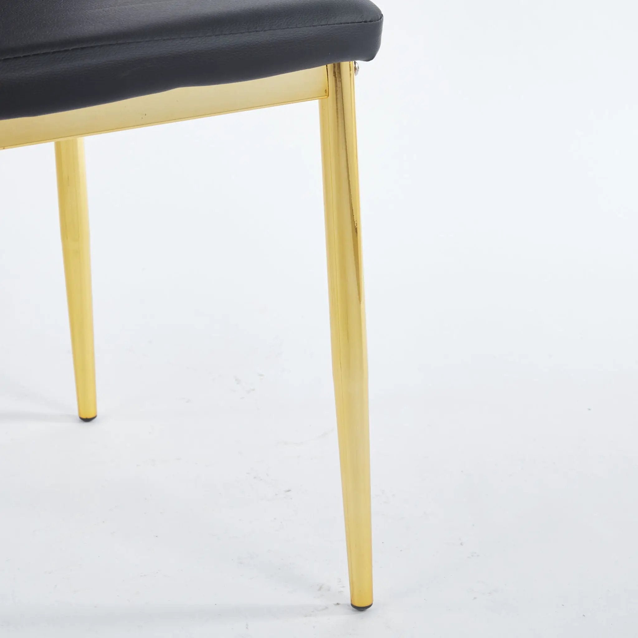 Dining Chair (Set of 4) - Golden Black by HouseOfZazla