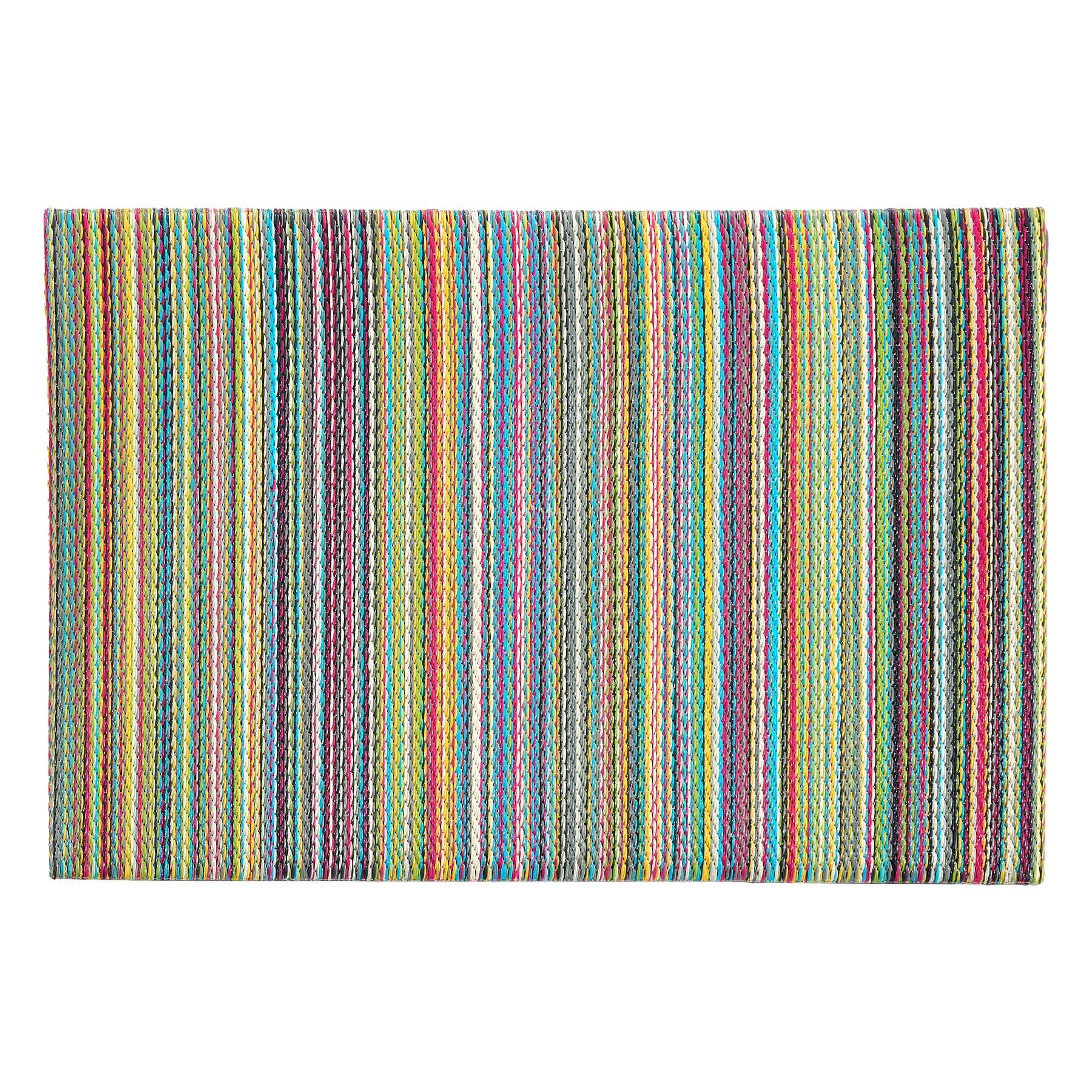 Cancun Candy Outdoor Doormat – 24" x 36" Non-Slip, Recycled Plastic by Fab Habitat