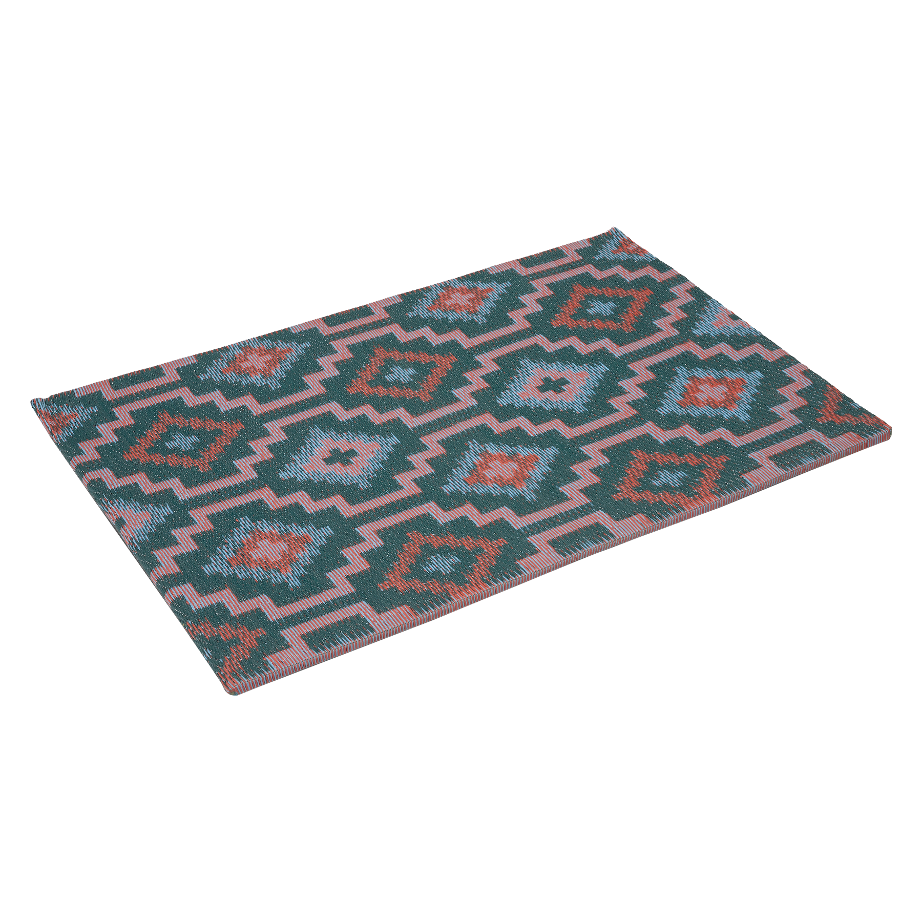 Lhasa Green Outdoor Doormat – 24" x 36" Non-Slip, Recycled Plastic by Fab Habitat