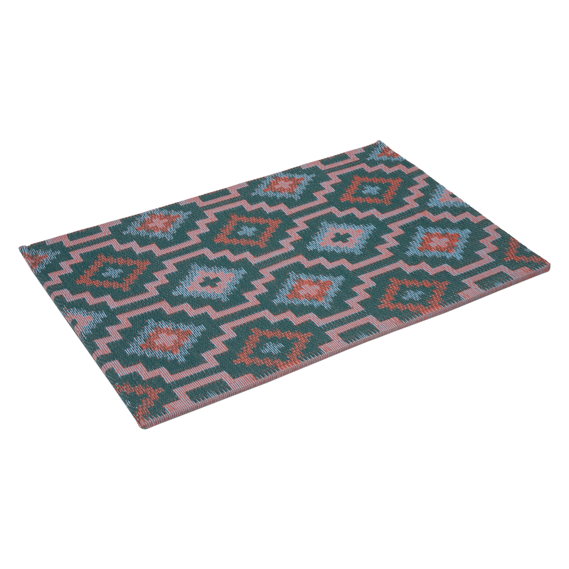 Lhasa Green Outdoor Doormat – 24" x 36" Non-Slip, Recycled Plastic by Fab Habitat