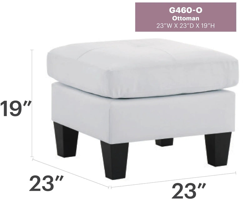 Casual Ottoman For Stylish Spaces by Unique Piece Furniture