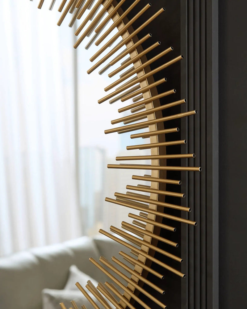 Wainport - Accent Mirror - Gold Finish by Unique Piece Furniture