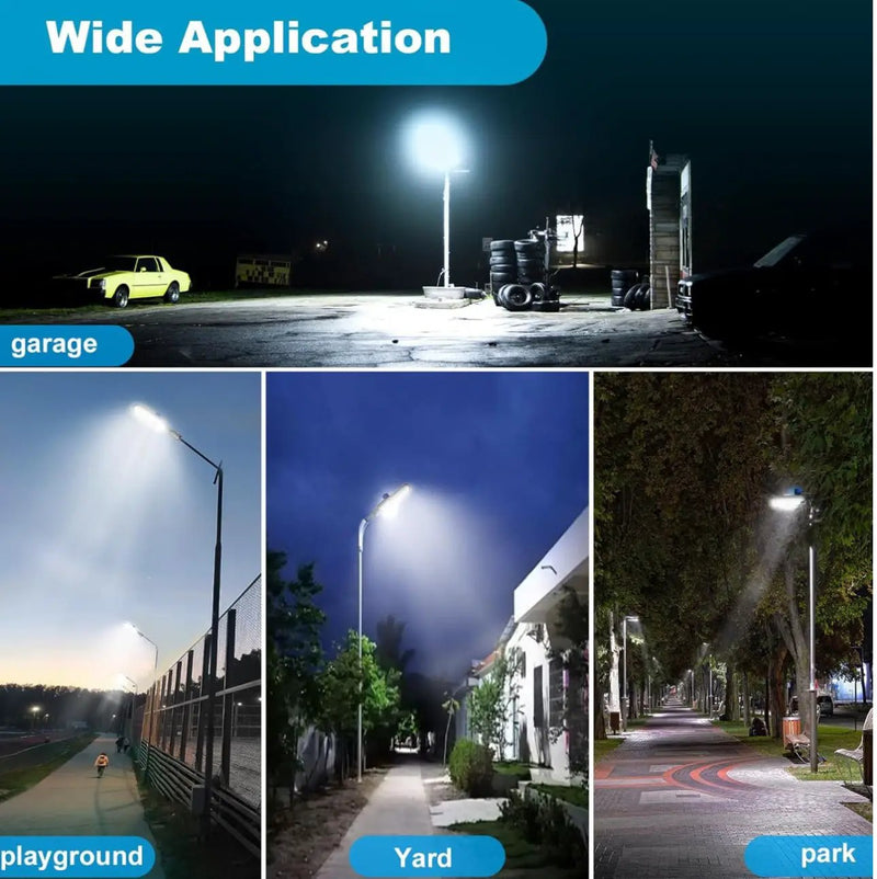250W LED Hard Wire Electric Parking Lot Lights 30000LM: Dusk to Dawn Outdoor Street Lighting, Commercial Area Security Light with IP65 Waterproof 6500K by Outdoor Solar Outlet