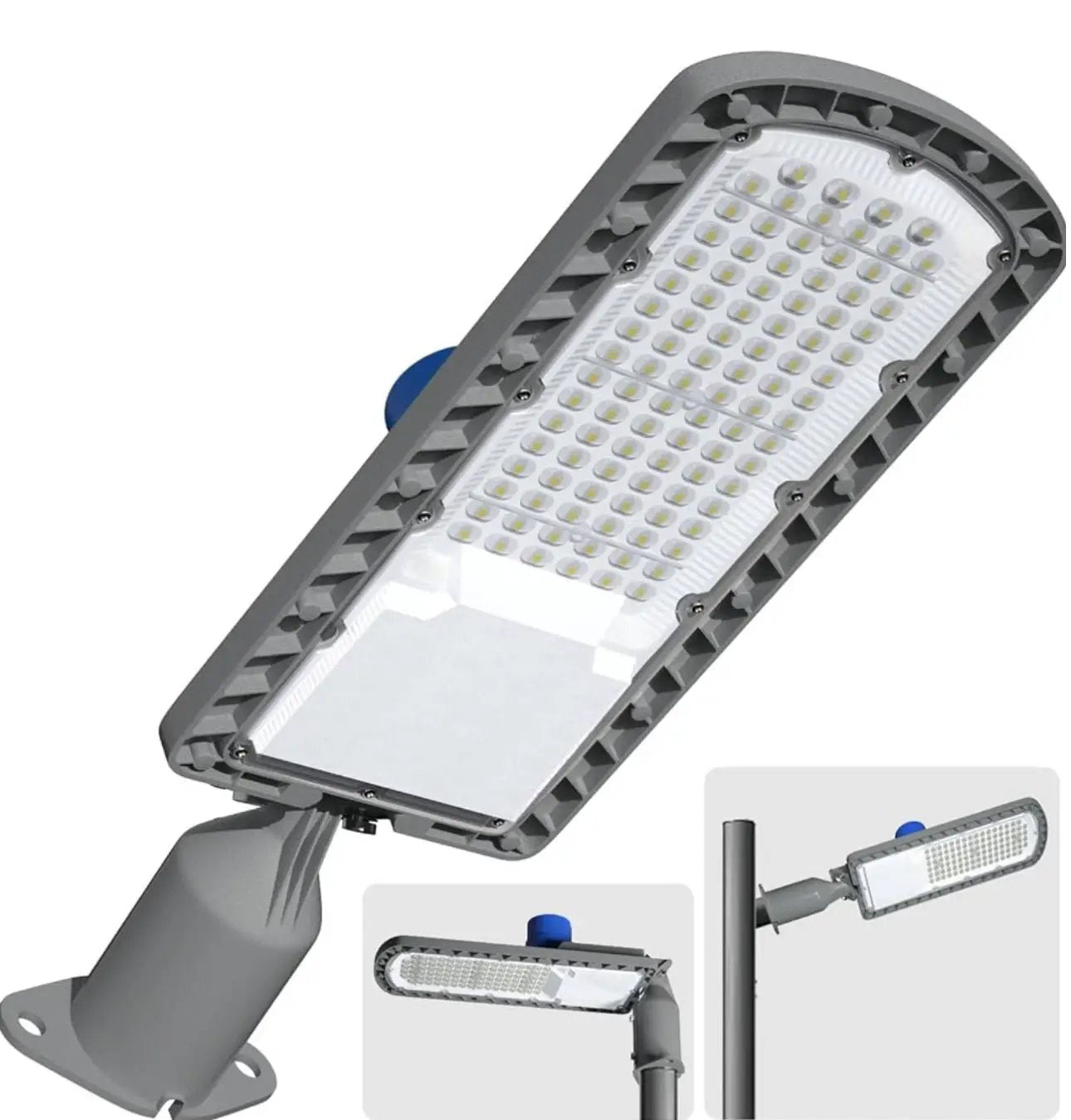 250W LED Hard Wire Electric Parking Lot Lights 30000LM: Dusk to Dawn Outdoor Street Lighting, Commercial Area Security Light with IP65 Waterproof 6500K by Outdoor Solar Outlet