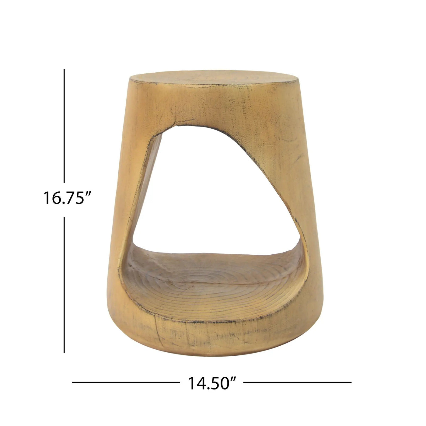 Hollow Side Table, Durable and Weather Resistant by HouseOfZazla