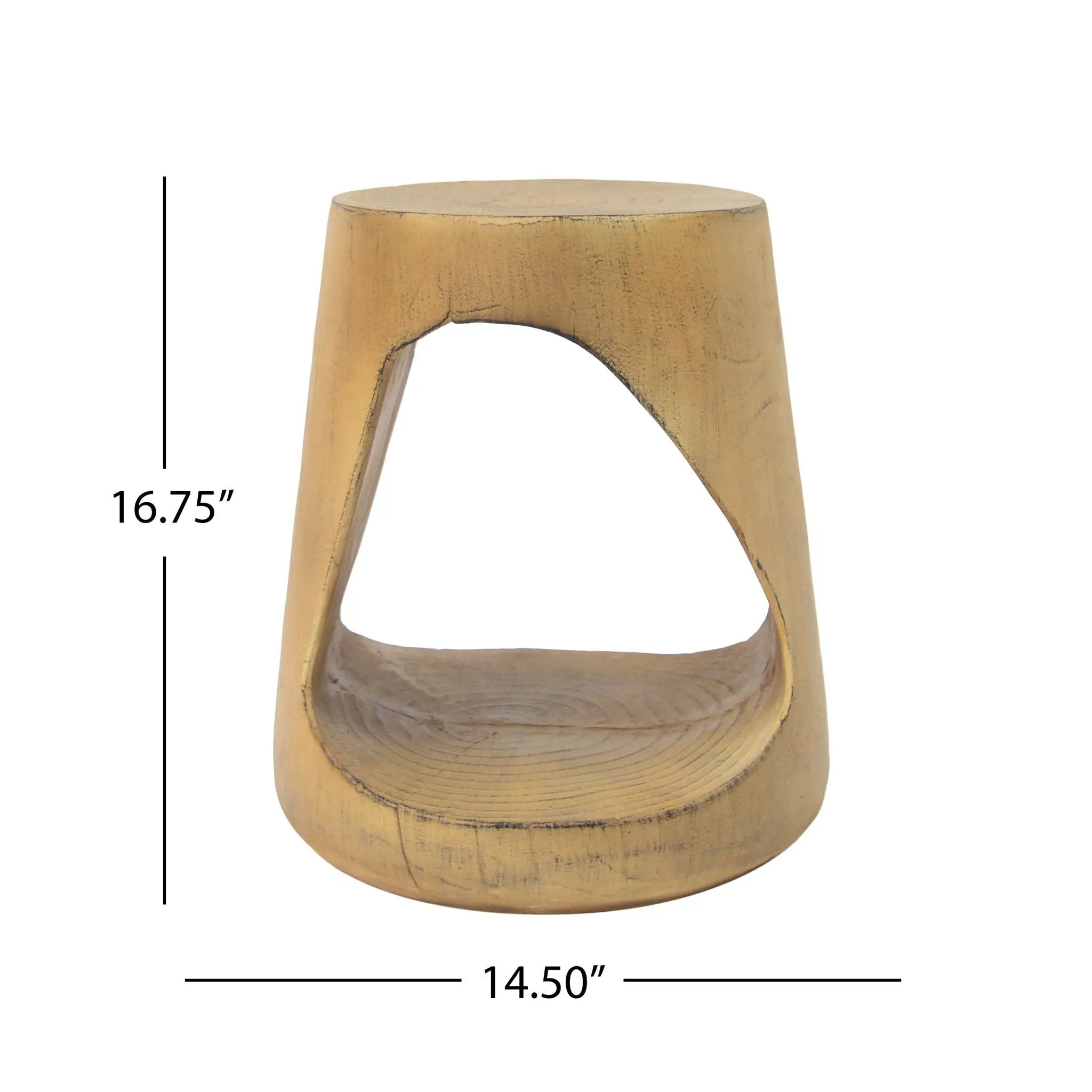 Hollow Side Table, Durable and Weather Resistant by HouseOfZazla