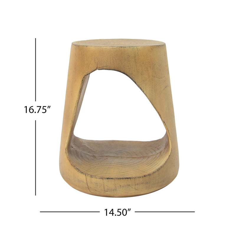 Hollow Side Table, Durable and Weather Resistant by HouseOfZazla