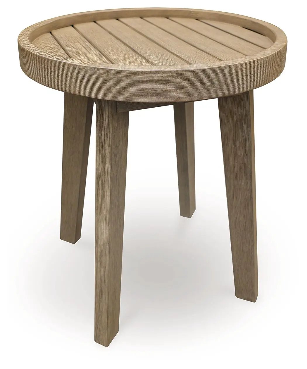 Marina Sun - Round End Table - Beige by Unique Piece Furniture
