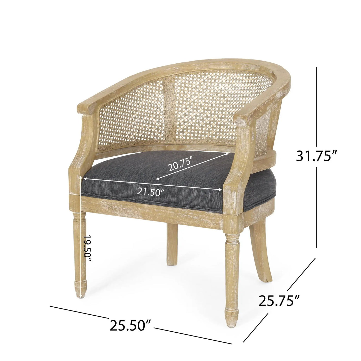Curved Backrest Accent Chair by HouseOfZazla