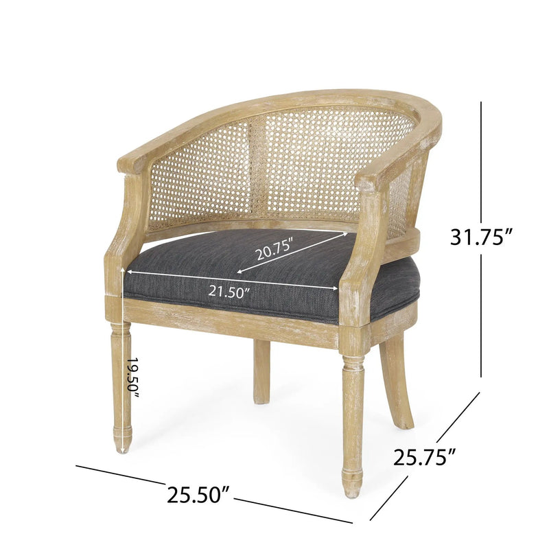 Curved Backrest Accent Chair by HouseOfZazla