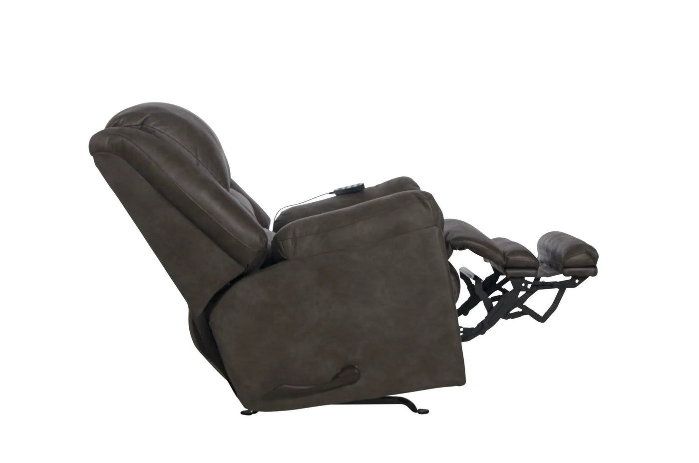 Hayden - Chaise Rocker Recliner With Heat / Massage & Oversize Xtra Comfort Footrest by Unique Piece Furniture