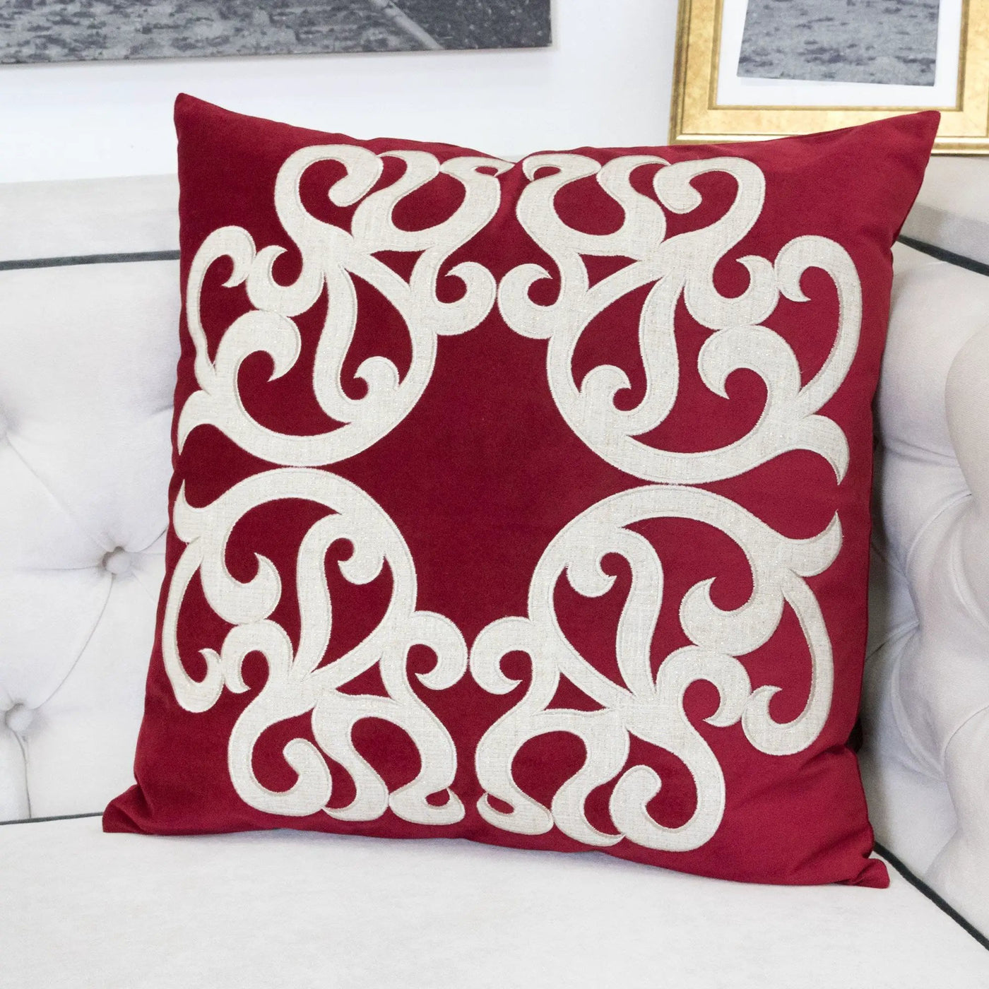 Dora - Pillow Cover With Matching Back by HouseOfZazla