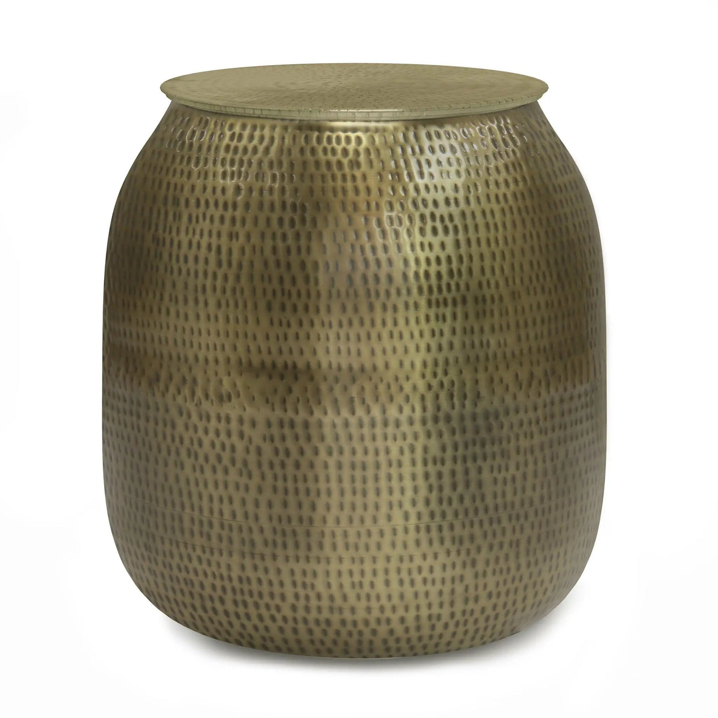 Griffen - Handcrafted Metal Storage Accent Table by HouseOfZazla