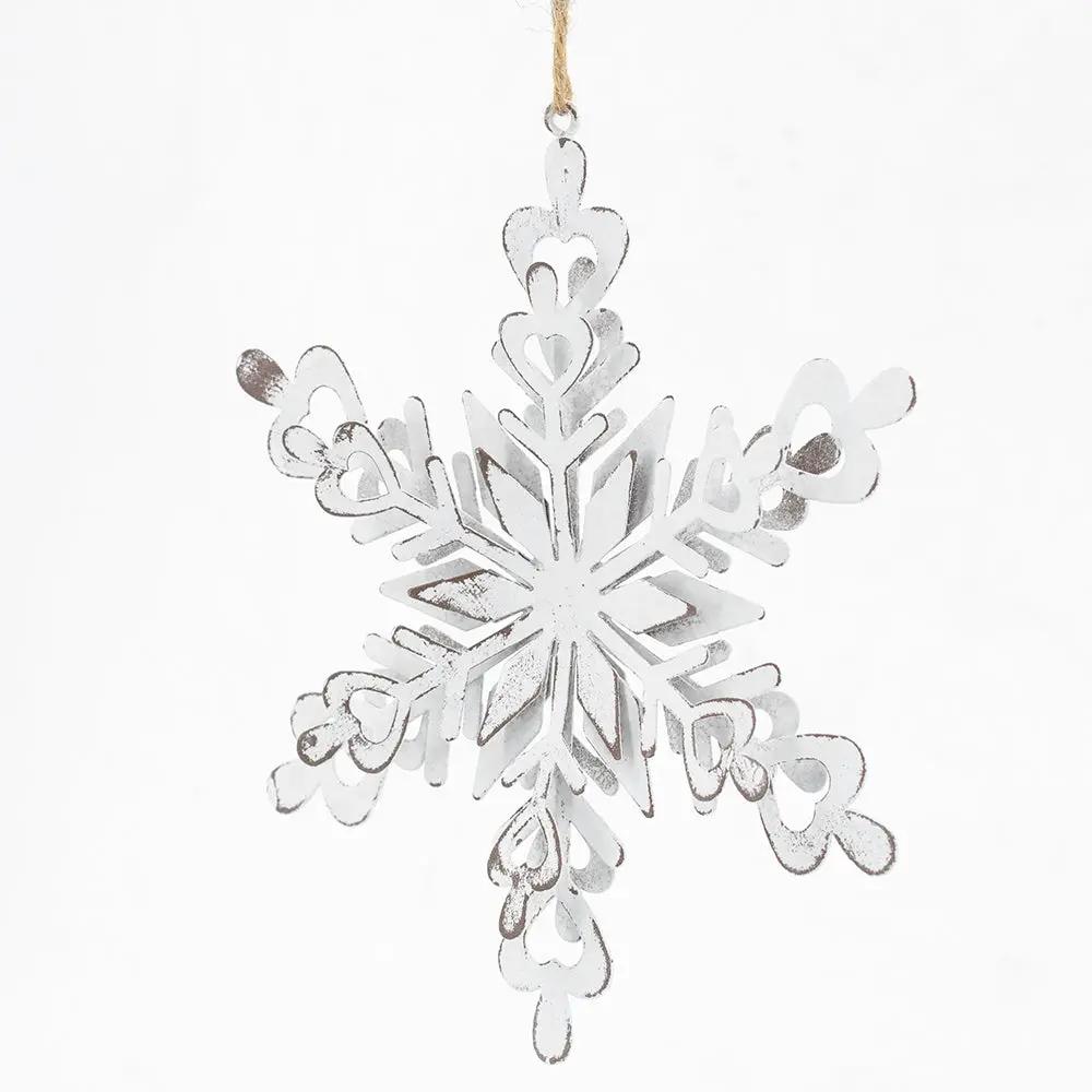 Iron Snowflake Hanger - Set of 6 by HouseOfZazla