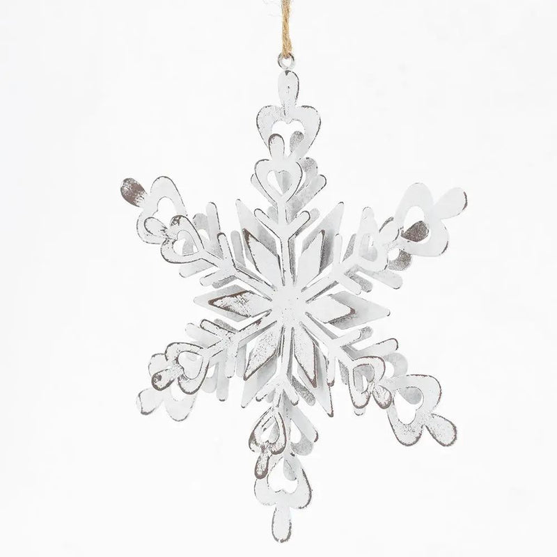 Iron Snowflake Hanger - Set of 6 by HouseOfZazla