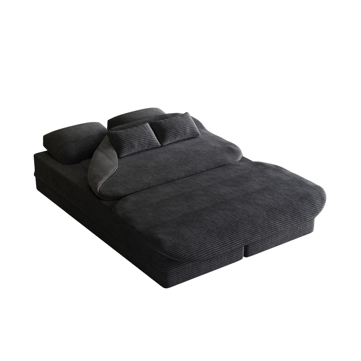 2 In 1 Foldable Sofa Bed With Multi Functional Blanket by HouseOfZazla