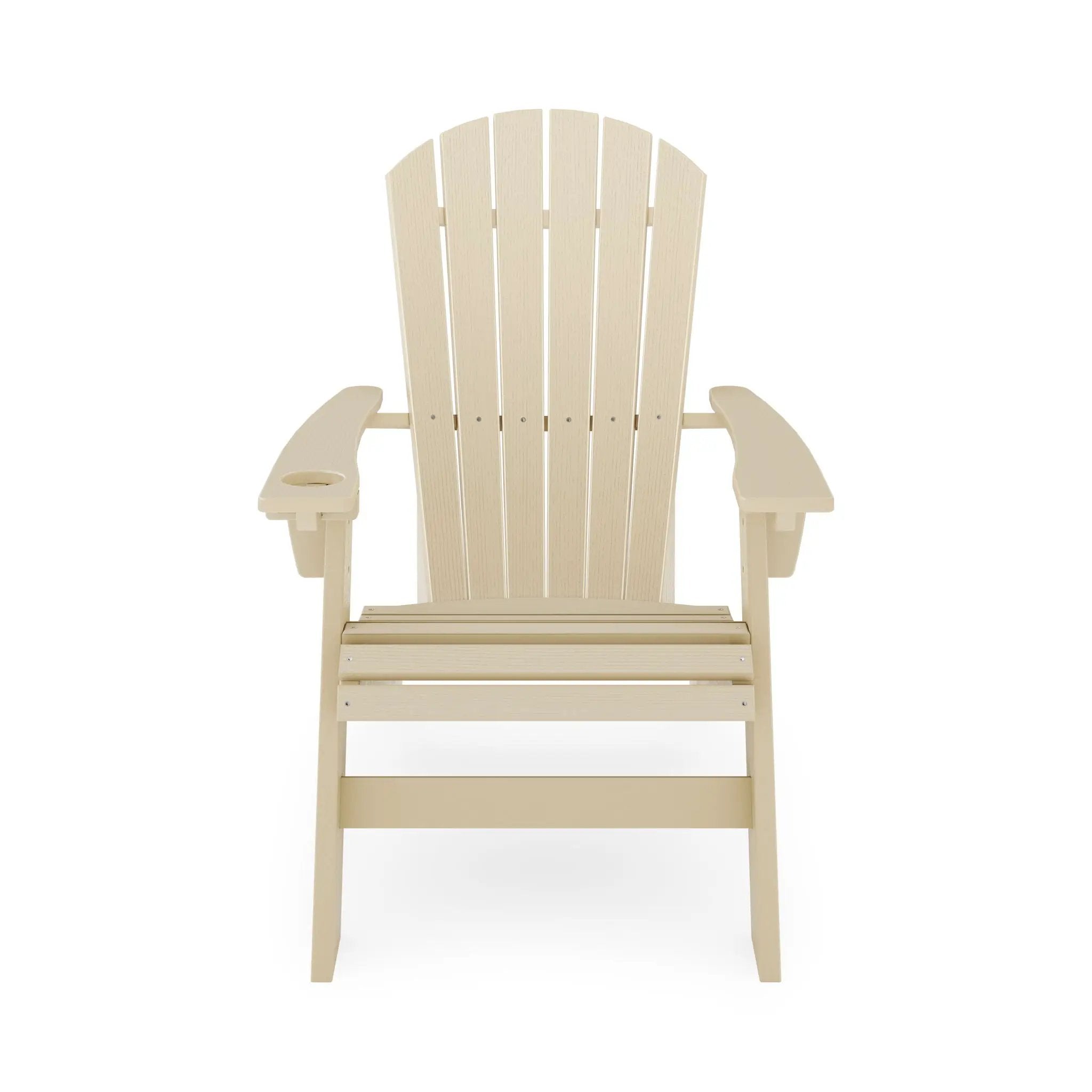 Adirondack Chair Sturdy HDPE Poly Lumber For Poolside, Patio, And Garden Relaxation by HouseOfZazla
