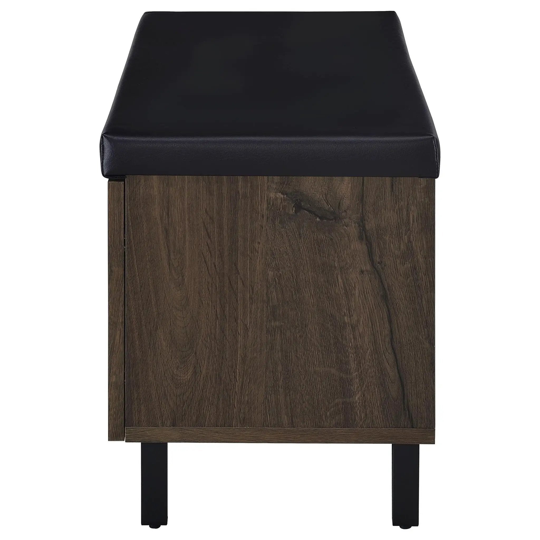 Clackamas - 2 Door Storage Bench With Padded Seat