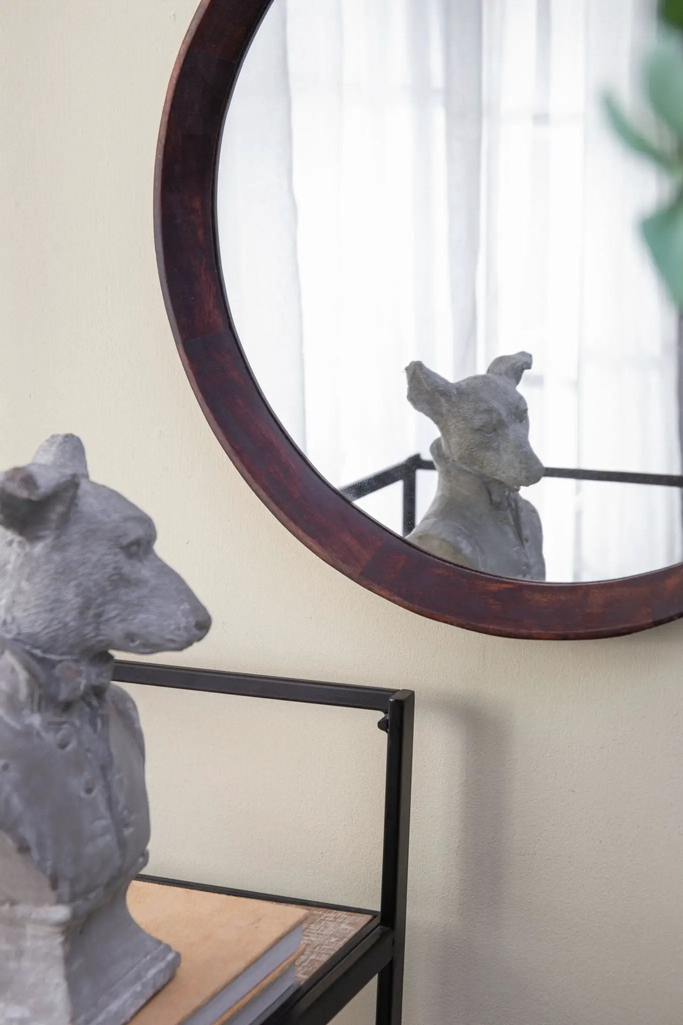 Transitional Decor Style Wall Mirror Decor With Frame For Bathroom by HouseOfZazla