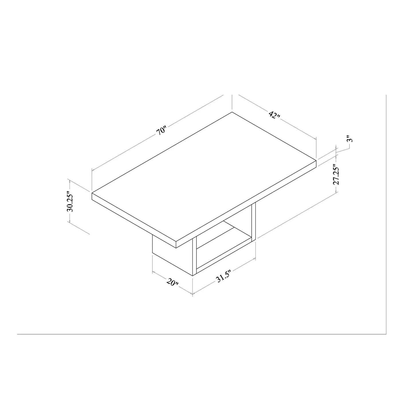 Sheena - Dining Table by HouseOfZazla