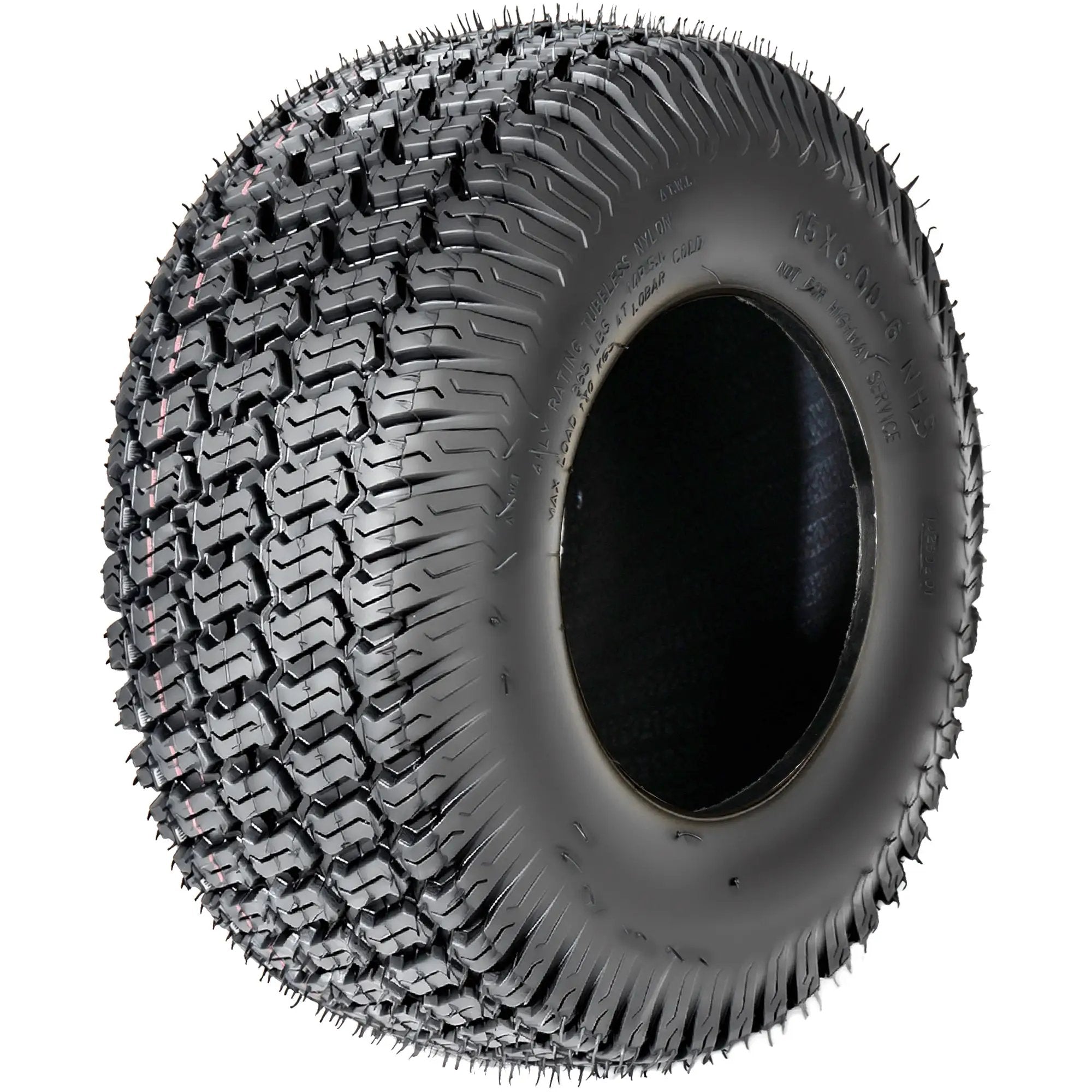 Set of 2 15x6.00-6 Lawn Mower Tires by HouseOfZazla