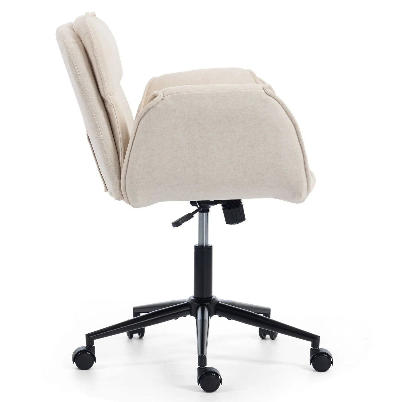 Criss Cross Swivel Desk Chair With Adjustable Armrests & Wheels For Home Office by HouseOfZazla