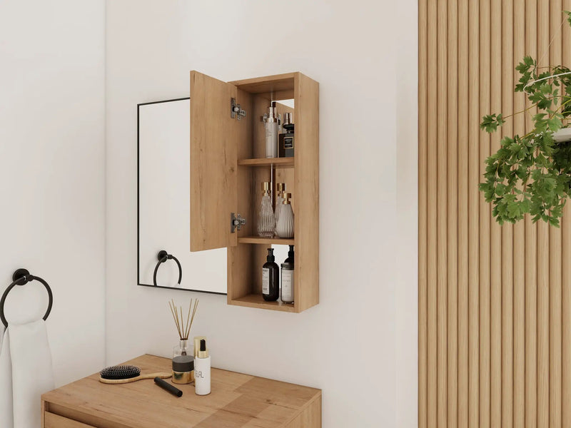 10'' Wall Mounted Bathroom Mirror Cabinet with Soft Close Door by HouseOfZazla