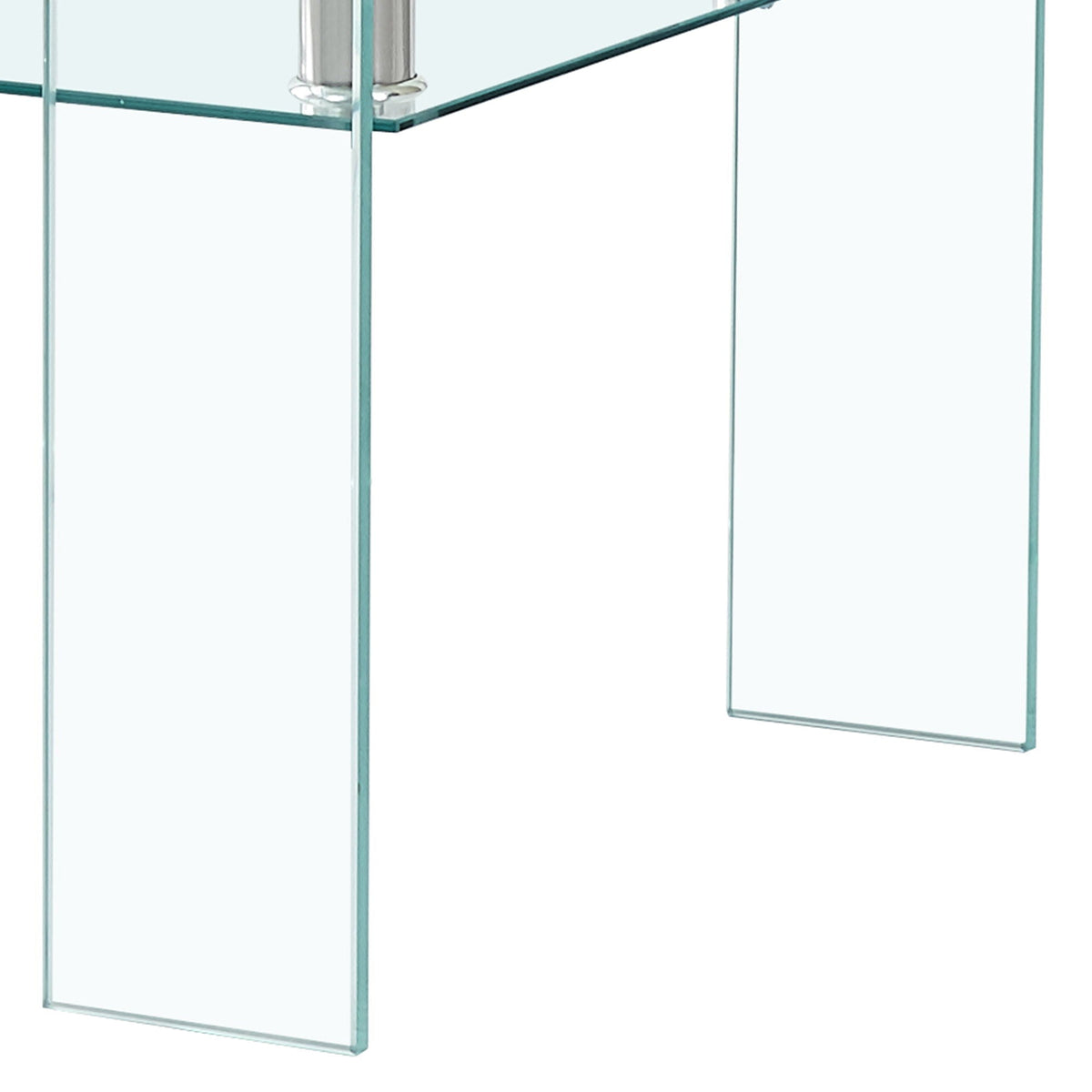 Modern Tempered Glass Coffee Table With 2 Tier Storage For Living Room, photo 5 of 13