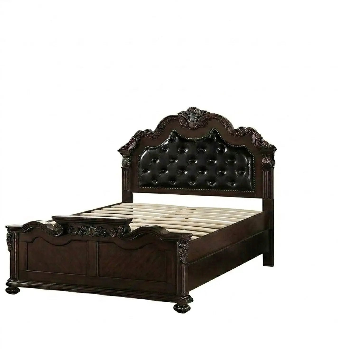 3 Piece Bedroom Set With Tufted Headboard And 2 Nightstands by HouseOfZazla