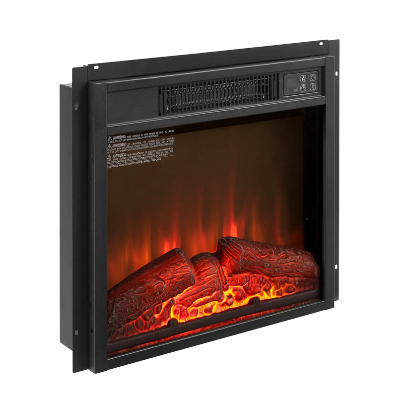Electric Fireplace Insert 18" 1400W Remote Control by HouseOfZazla