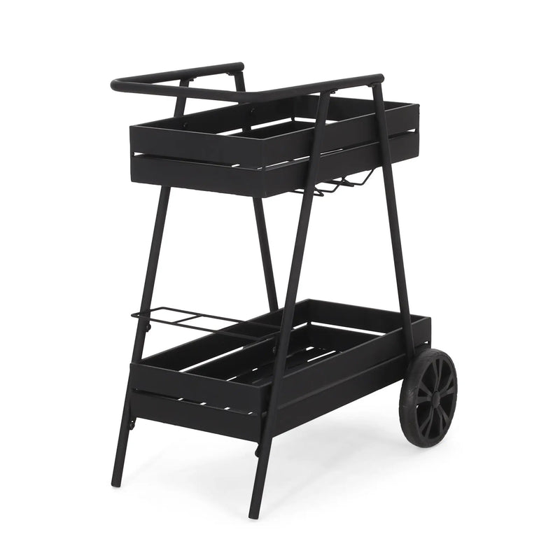 Modern Industrial Bar Cart by HouseOfZazla