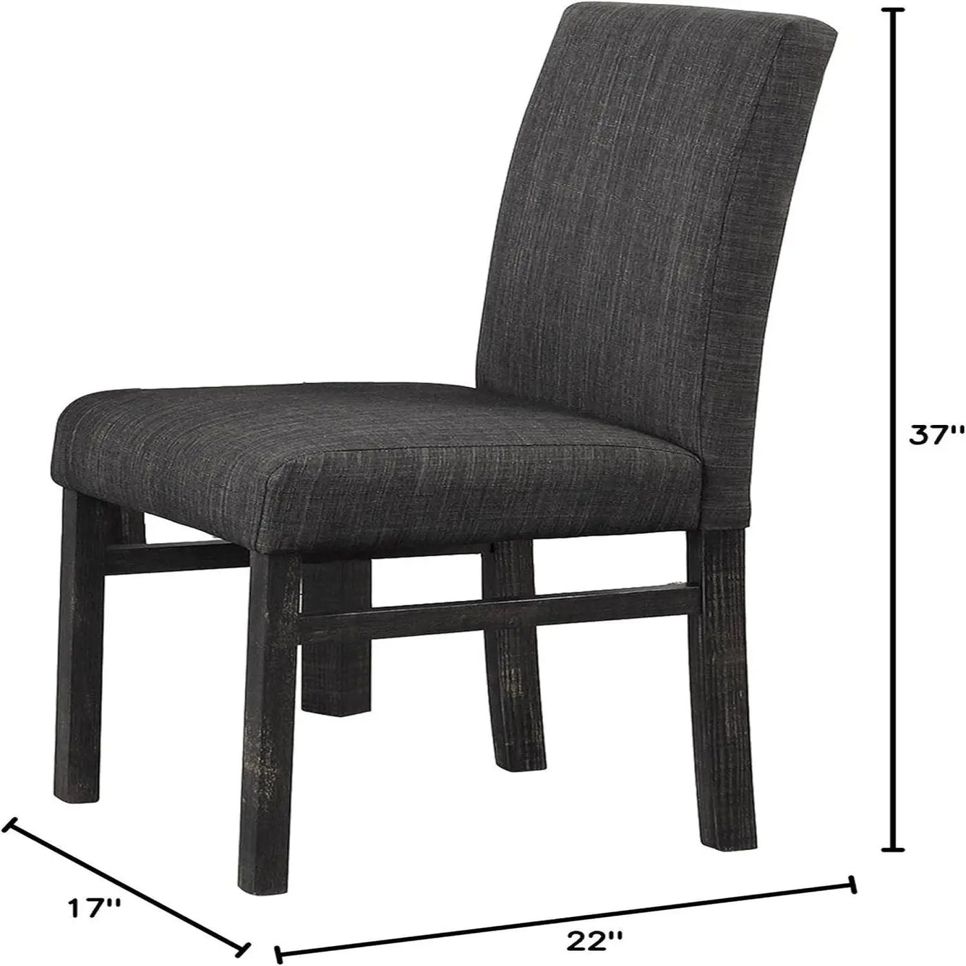 Transitional Upholstered Dining Chair For Kitchen (Set of 2) by HouseOfZazla