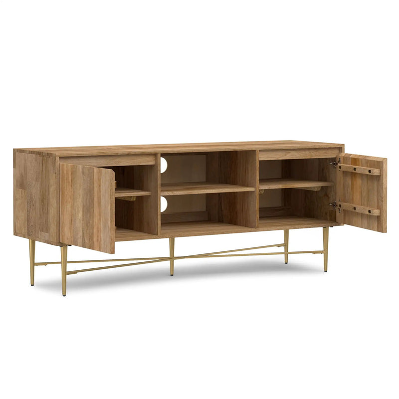 Fallon - TV Media Stand - Natural by HouseOfZazla