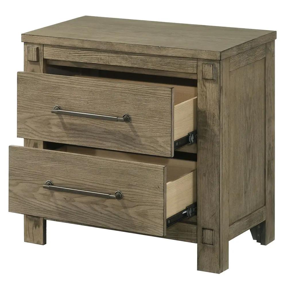 Colton - Nightstand - Antique White Oak by Unique Piece Furniture