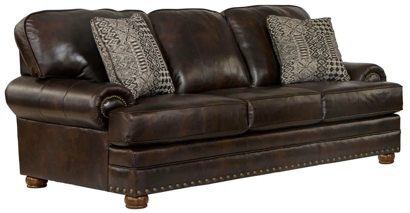 Roberto - Leather Sofa - Cocoa by Unique Piece Furniture