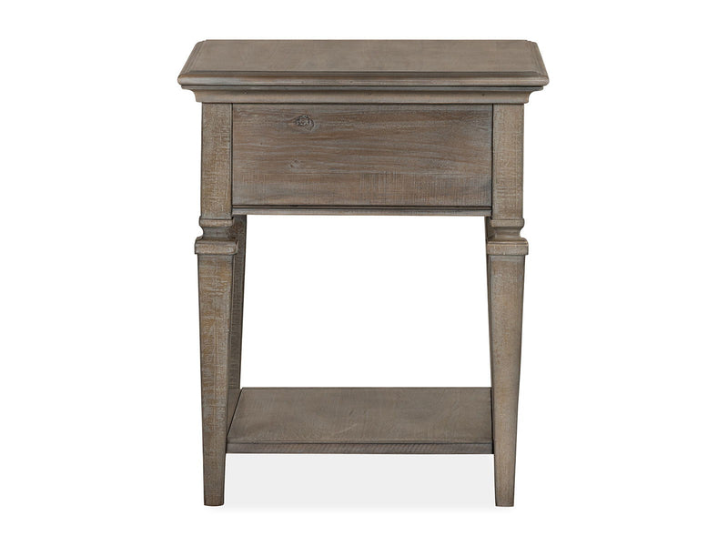 Lancaster - Rectangular End Table - Dove Tail Gray, photo 3 of 7
