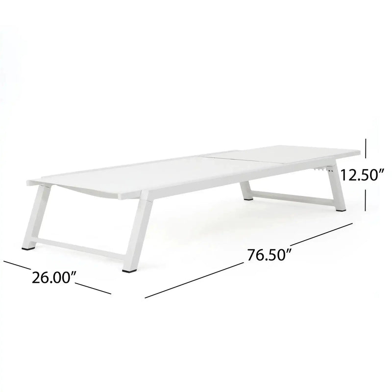 Myers Modern Chaise Lounge Set With Adjustable Back by HouseOfZazla