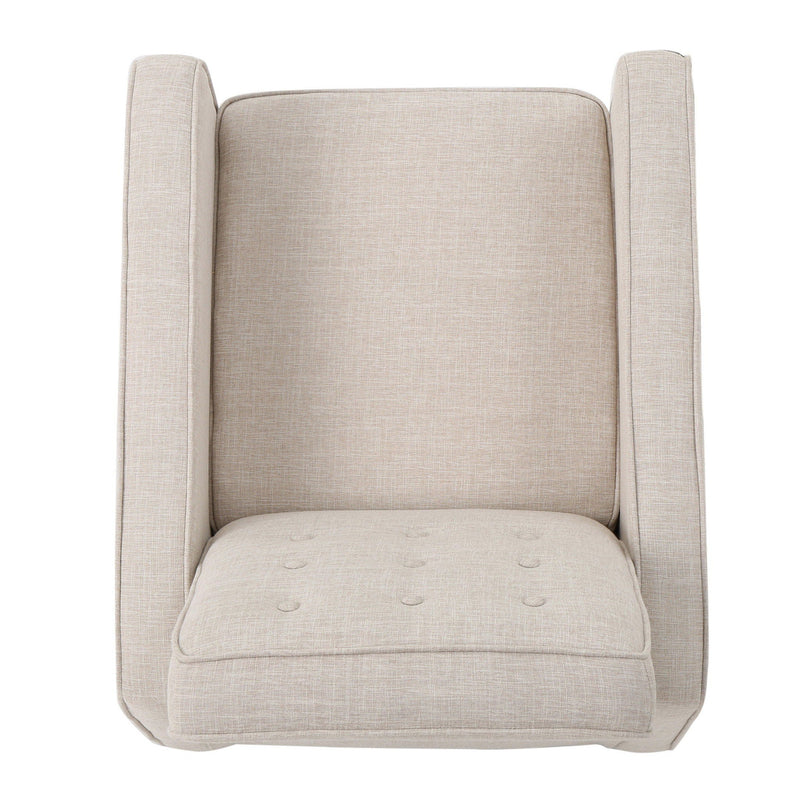Mid-Century Modern Recliner With Button Tufted Waffle Stitch by HouseOfZazla