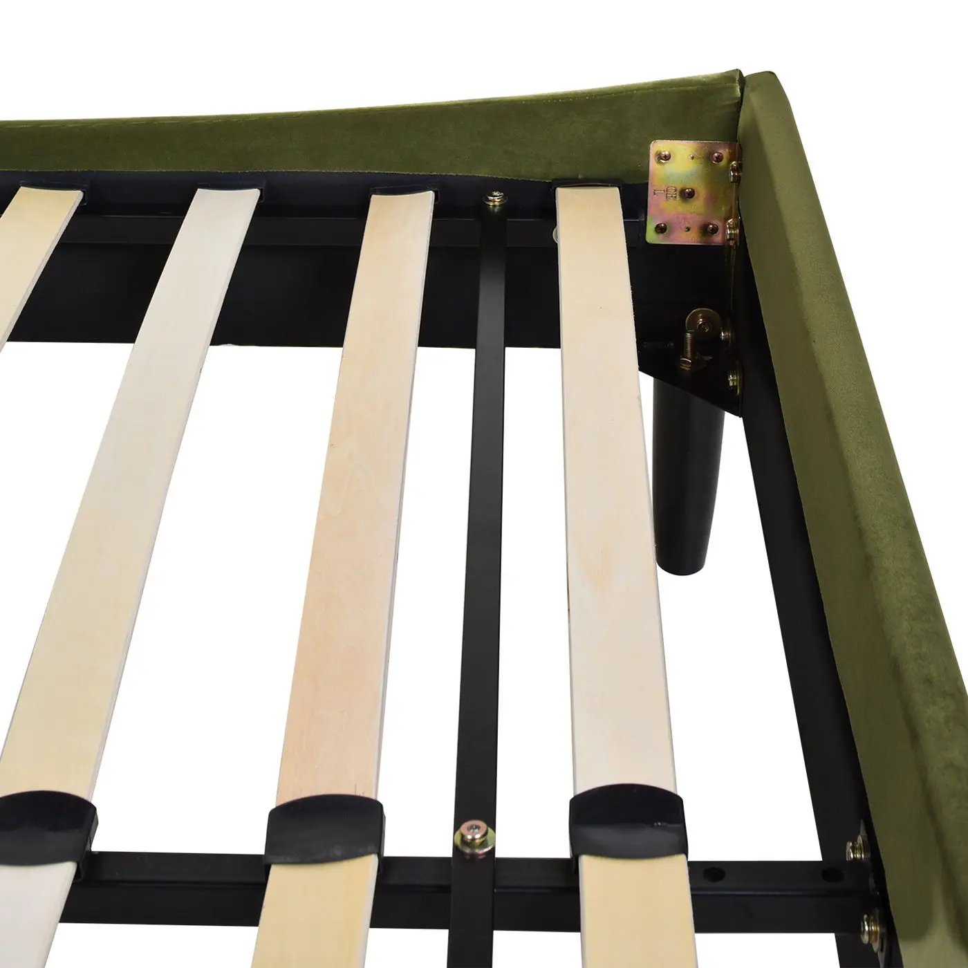 Aspen - Vertical Tufted Modern Headboard Platform Bed Set by HouseOfZazla
