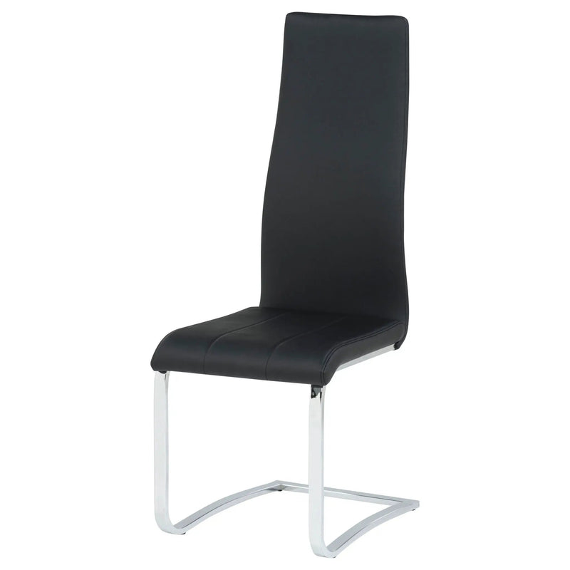 Montclair Upholstered Dining Side Chair Black (Set of 4) by Unique Piece Furniture