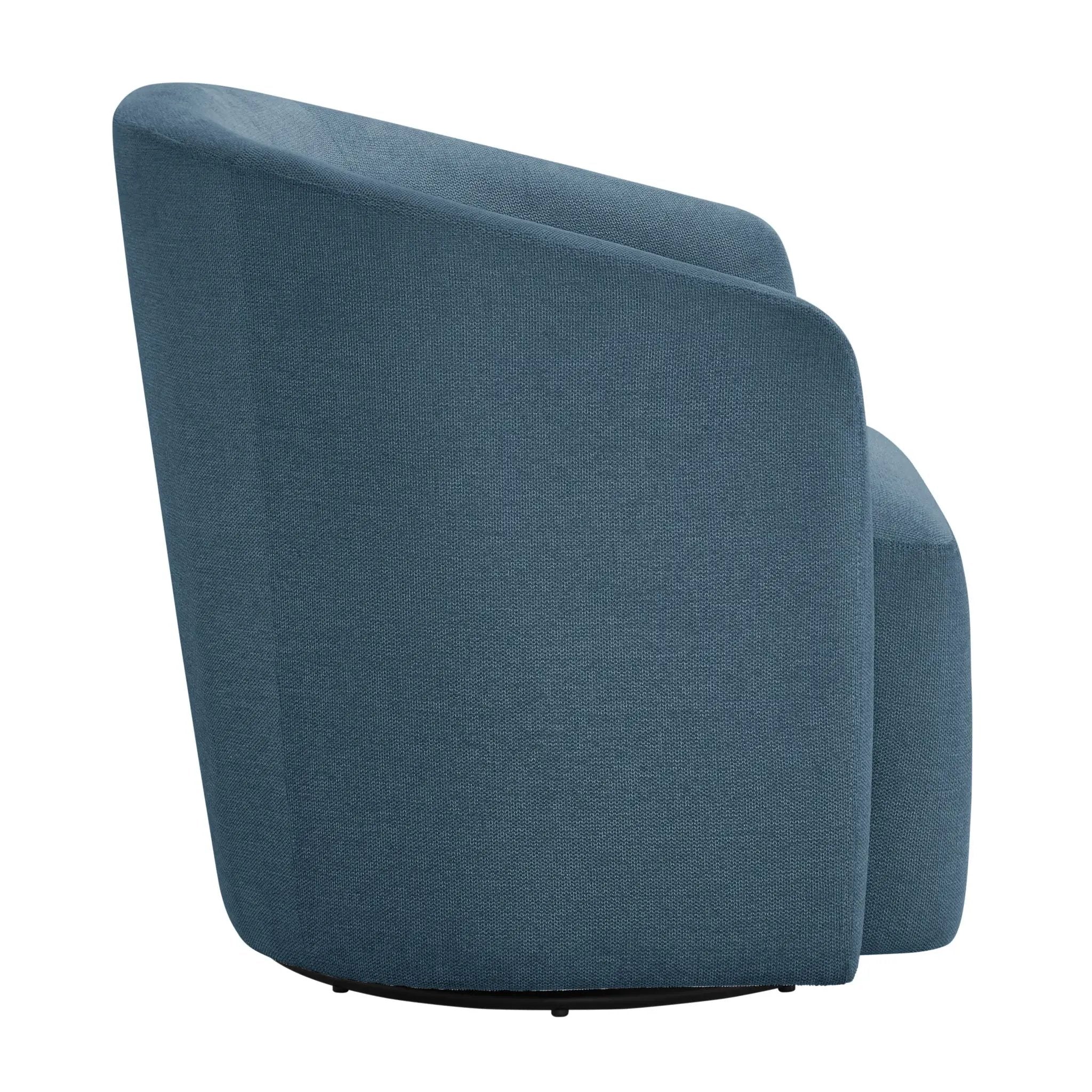 Ardena - Modern Swivel Barrel Chair by HouseOfZazla