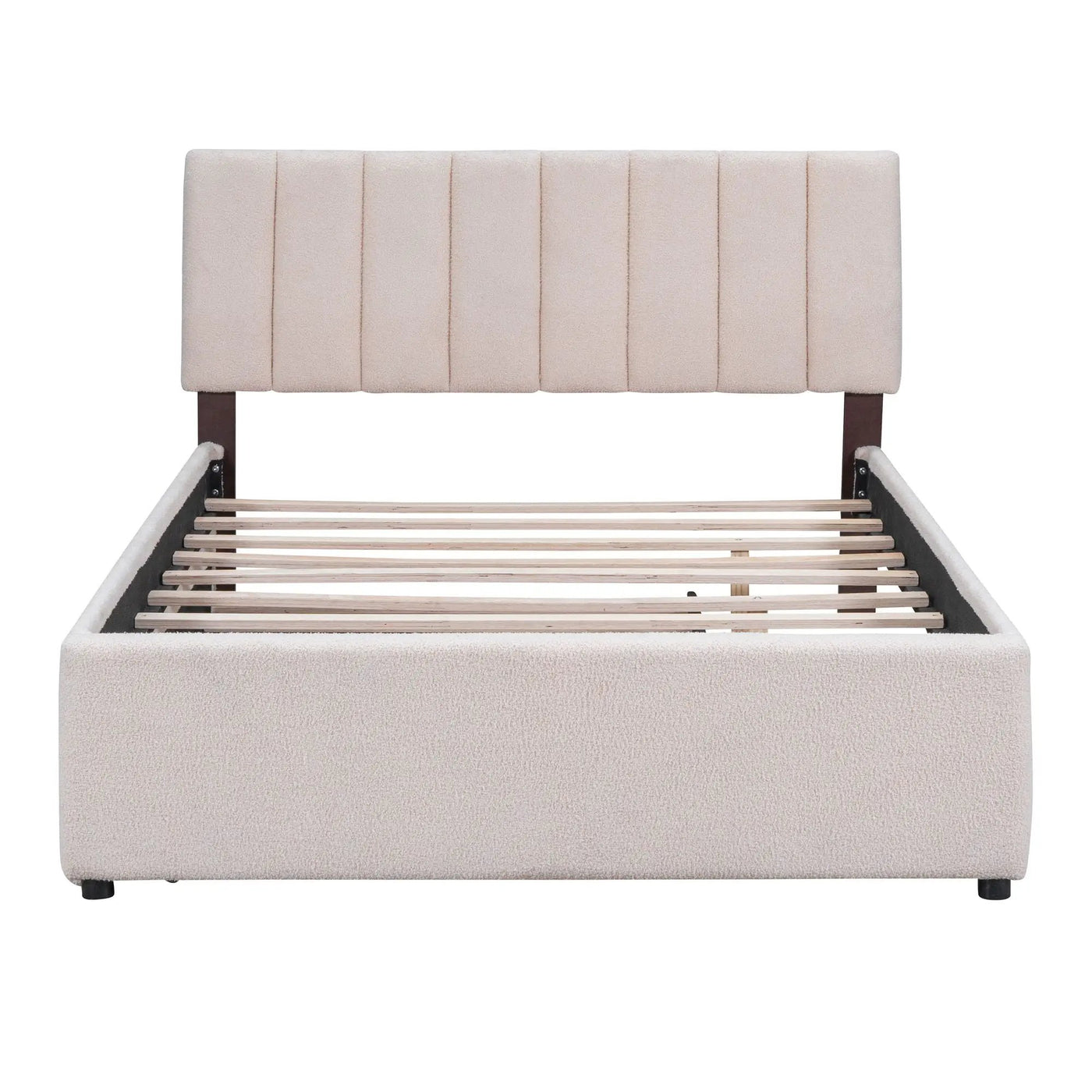 Upholstered Platform Bed With Trundle by HouseOfZazla