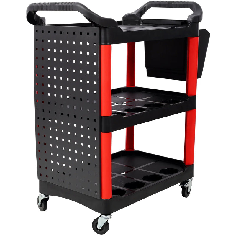 3 Tier Rolling Auto Detail Cart with Wheels by HouseOfZazla