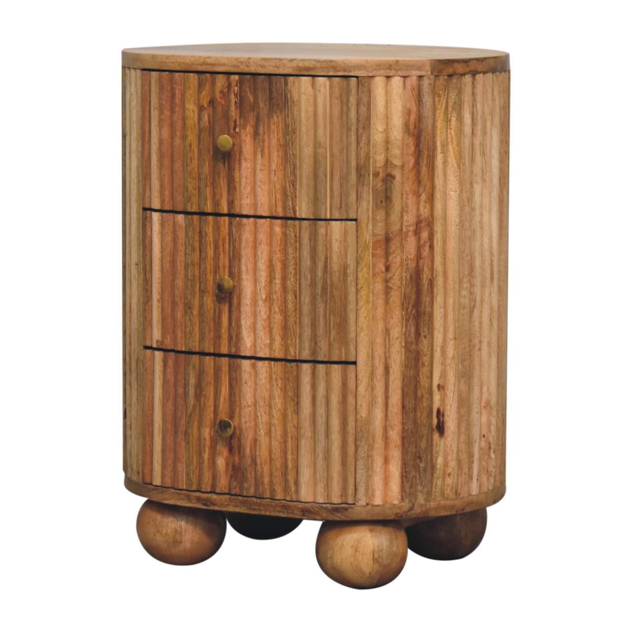 Soba - Ball Drawer Bedside Table by HouseOfZazla